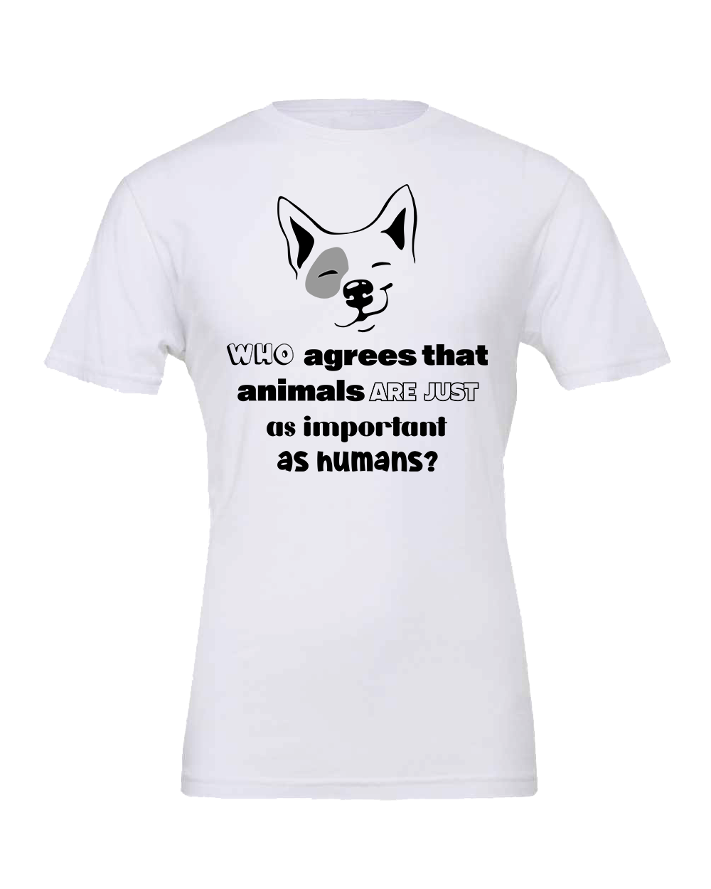 Animals lovers unite! Animals are important T-Shirt