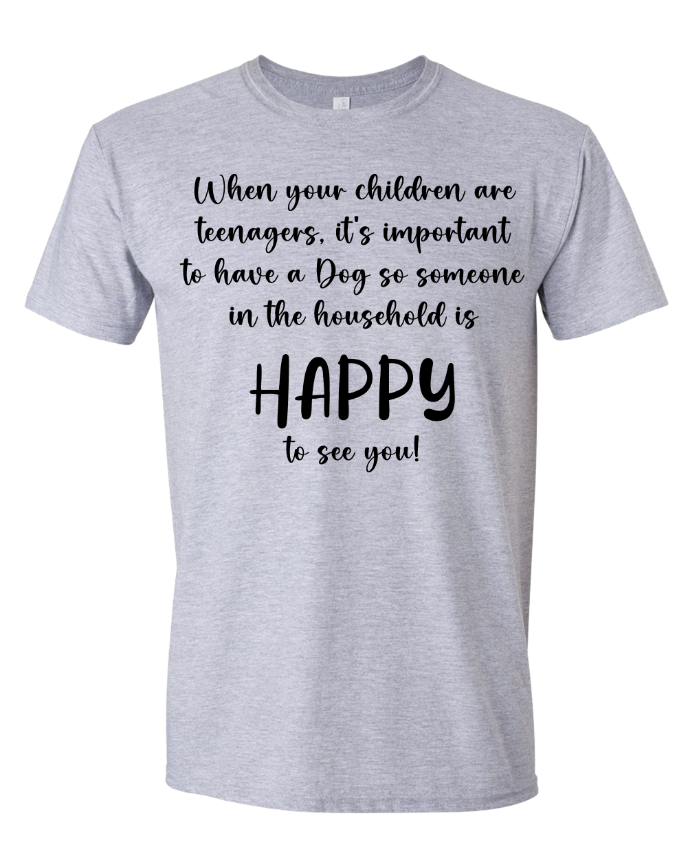 Funny Happy Dog tees T-Shirt