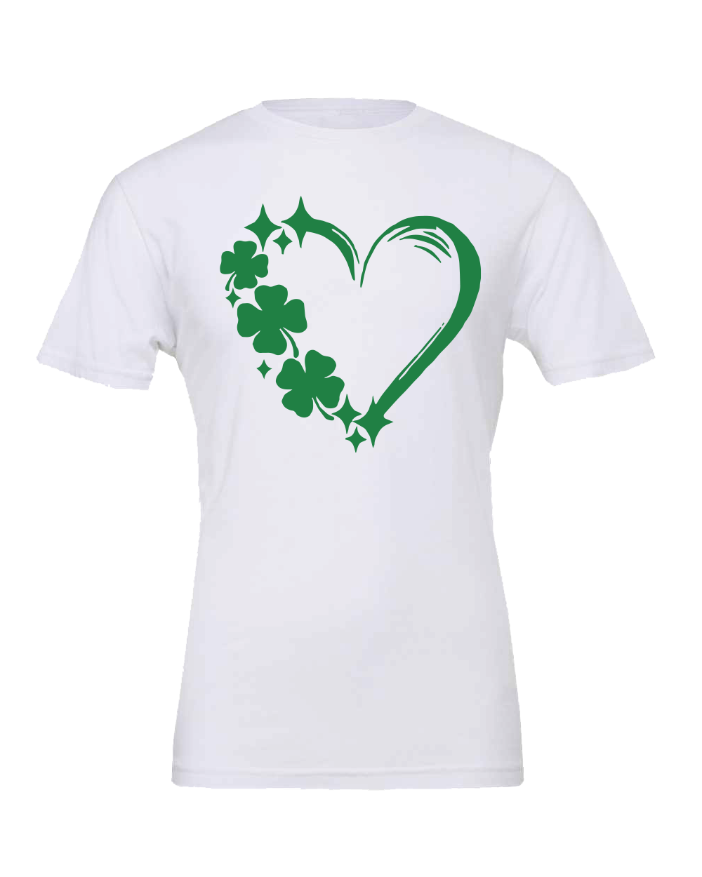 Hearts Clover Lucky, Luck of the Irish T-shirt