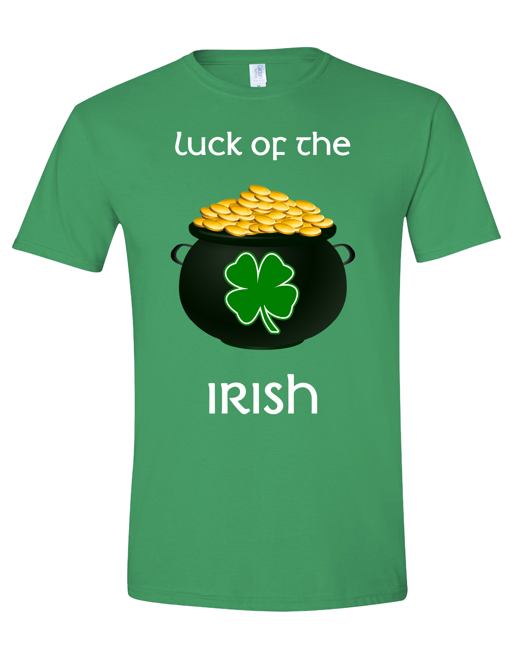 T-shirt Luck Of The IRISH Dragon Noir - Taille S, Occasion Très Bon état Fruit Of The Loom