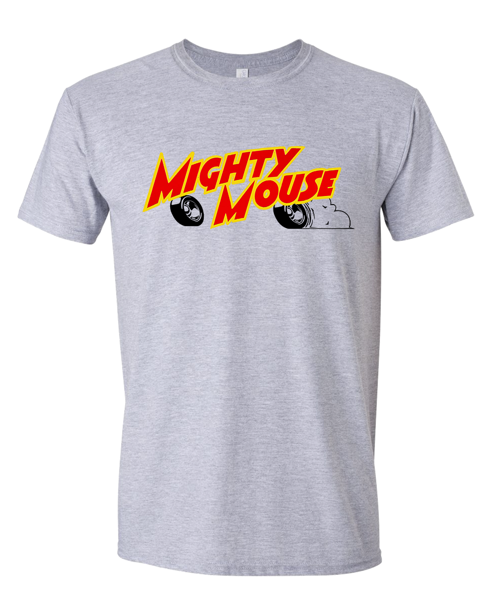 Mighty Mouse Car T-shirt | Mouse motors Unite!