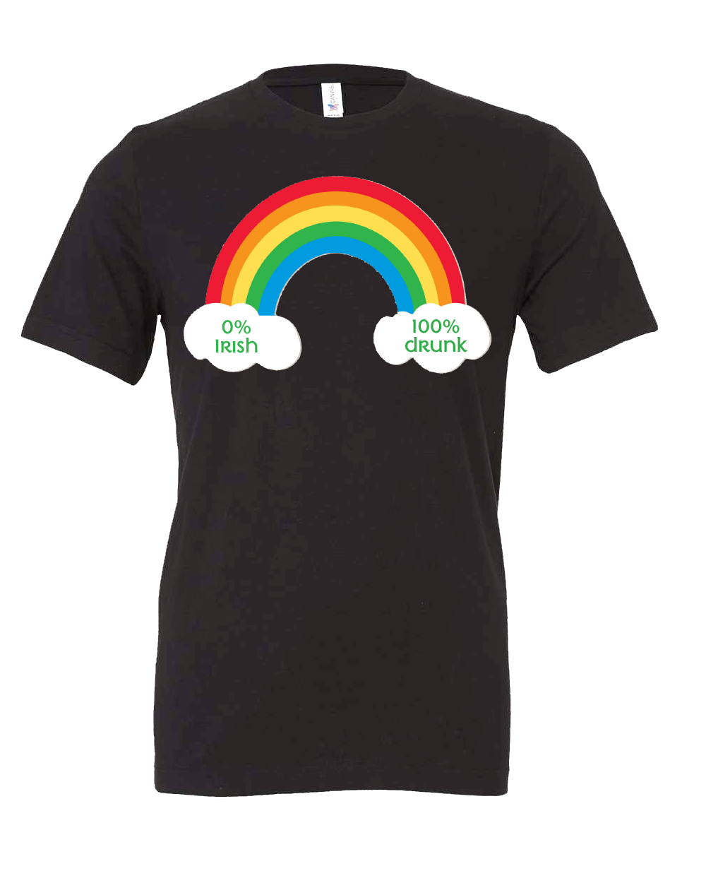 0% Irish but 100% Drunk T-shirt