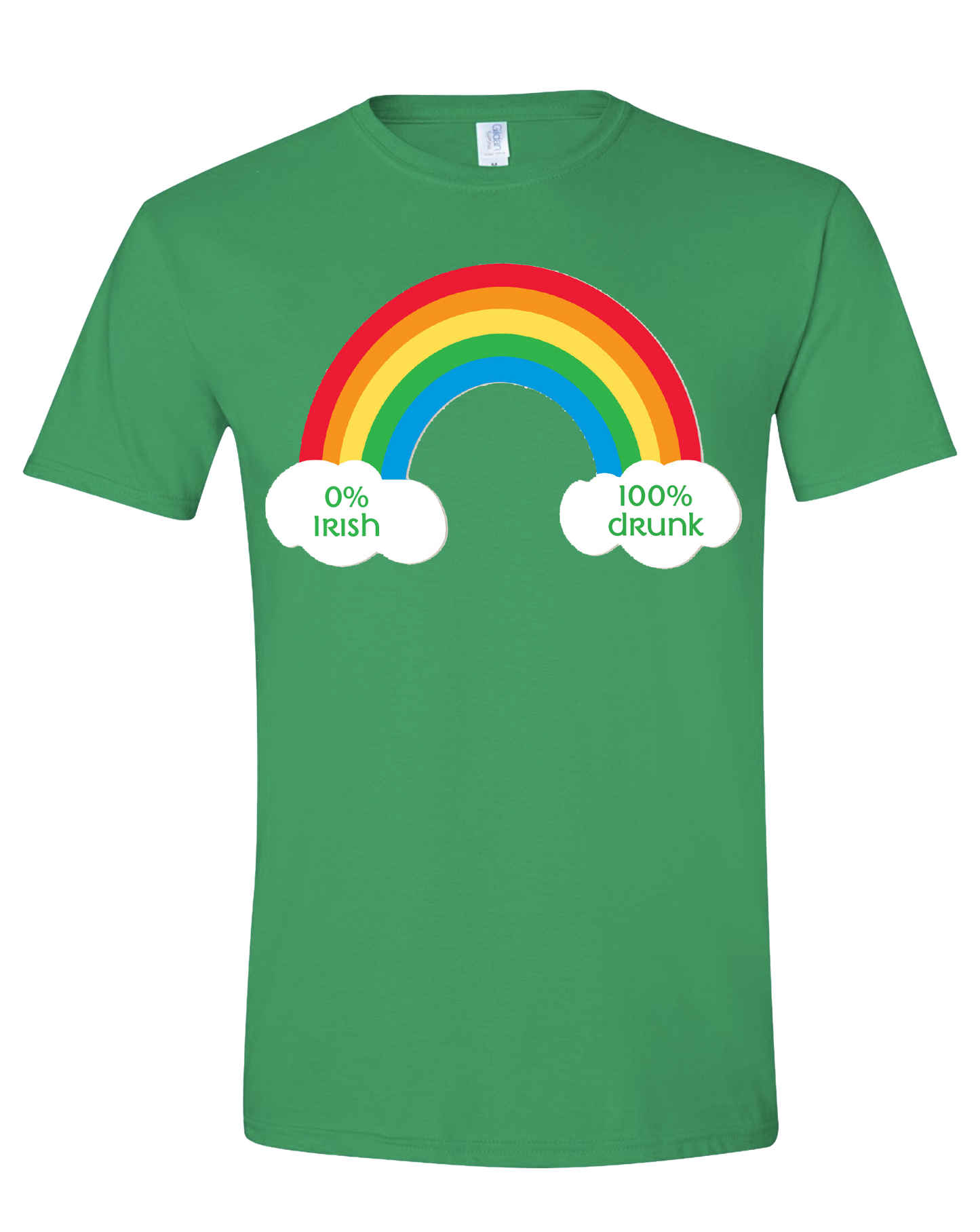 0% Irish but 100% Drunk T-shirt