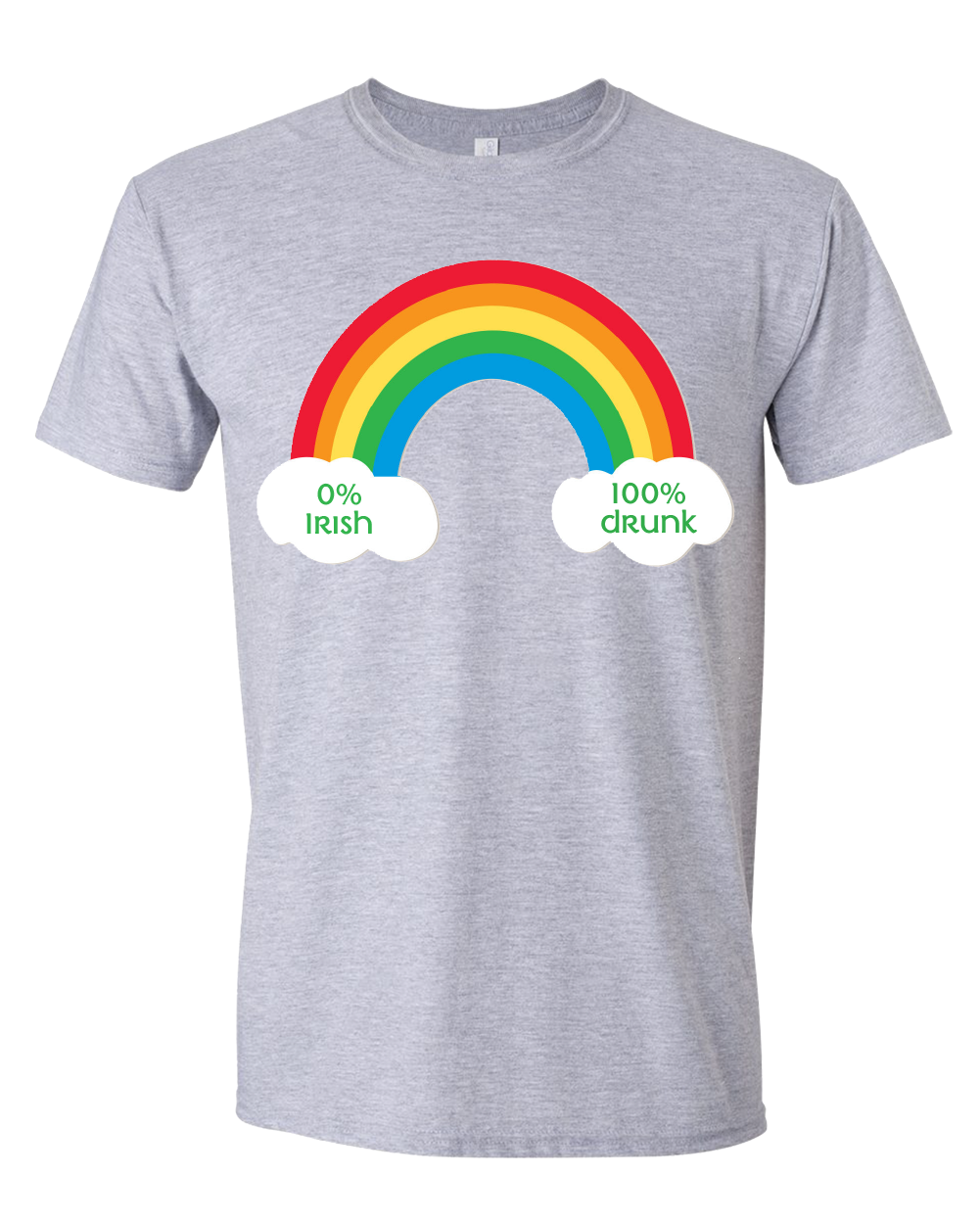 0% Irish but 100% Drunk T-shirt