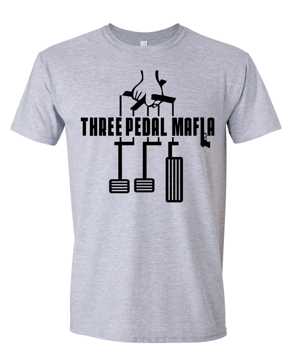 Manual transmission ~ Three Pedal Mafia T-Shirt