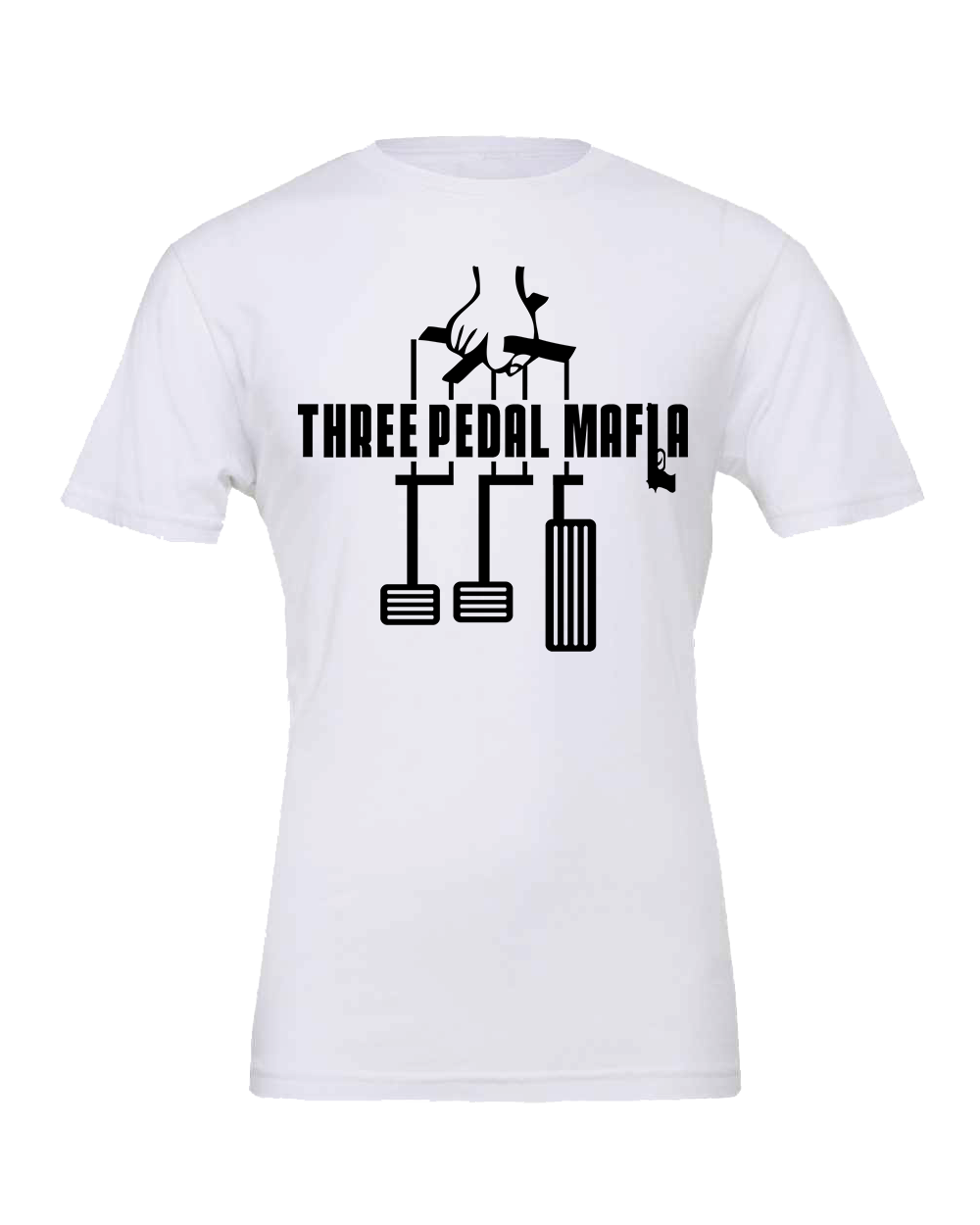Manual transmission ~ Three Pedal Mafia T-Shirt