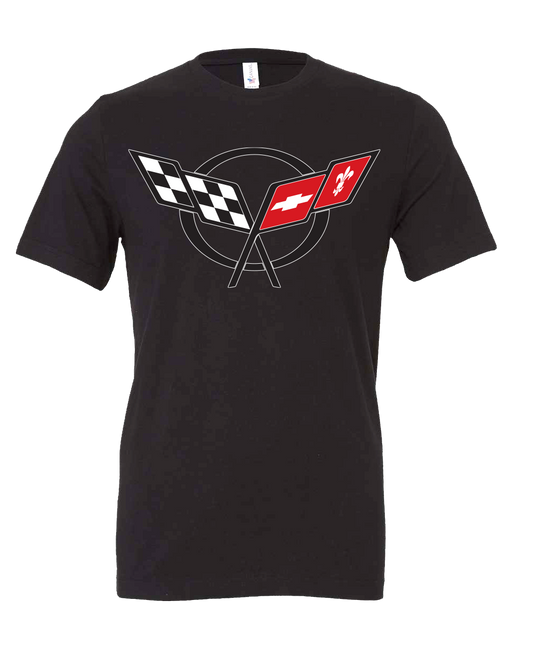 C5 Corvette Flags T-Shirt
